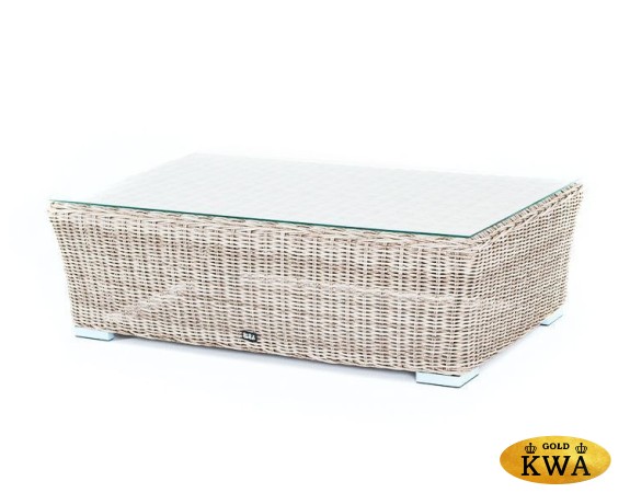 "Капучино" журнальный столик из искусственного ротанга, цвет бежевый