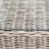 "Капучино" журнальный столик из искусственного ротанга, цвет бежевый