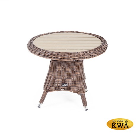 "Равенна" кофейный стол из искусственного ротанга, цвет коричневый