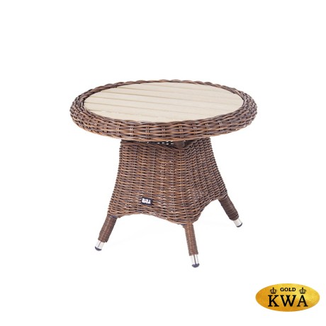 "Равенна" кофейный стол из искусственного ротанга, цвет коричневый