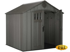 Высокопрочный пластиковый сарай WoodLook 8*7,5