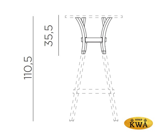 Комплект для увеличения высоты стола