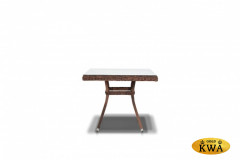 "Айриш" стол плетеный из искусственного ротанга, цвет коричневый