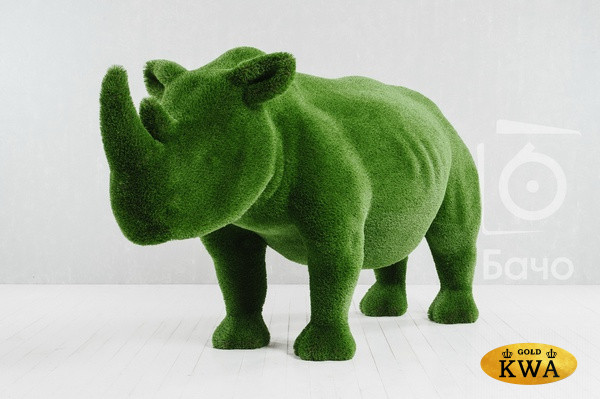 Топиари ландшафтная фигура Носорог