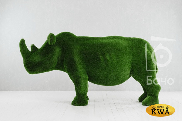 Топиари ландшафтная фигура Носорог