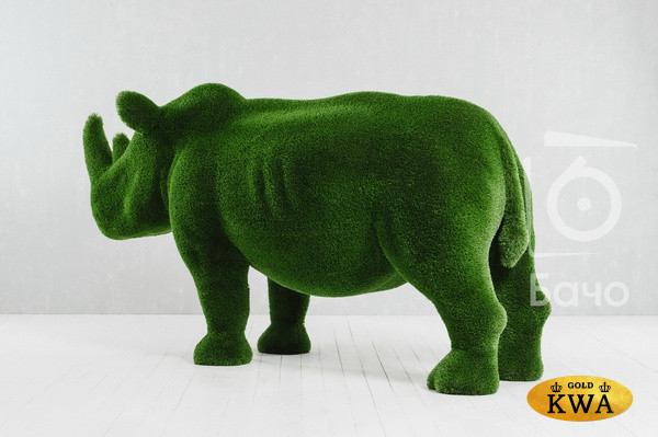 Топиари ландшафтная фигура Носорог