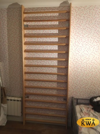 Шведская стенка деревянная из ламельного бука для реабилитации - БУК СТАНДАРТ - РЕАБИЛИТАЦИОННАЯ