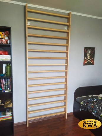 Шведская стенка деревянная из ламельного бука для реабилитации - БУК СТАНДАРТ - РЕАБИЛИТАЦИОННАЯ