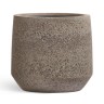 Кашпо TREEZ Ergo Hard Rock Трапециевидная чаша Песок серый беж д-42, в-38 см