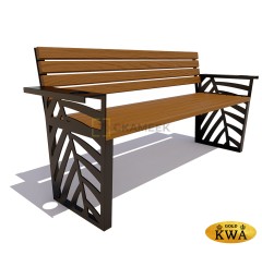Скамейка парковая «Крым» (лиственница 1,5 м, 40х60)