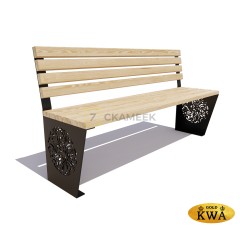 Скамейка «Индия» (2,0 лиственница,40х60)