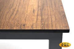 &quot;Канны&quot; журнальный столик из HPL 95х60, H40, каркас серый (RAL7024), цвет столешницы &quot;дуб&quot;