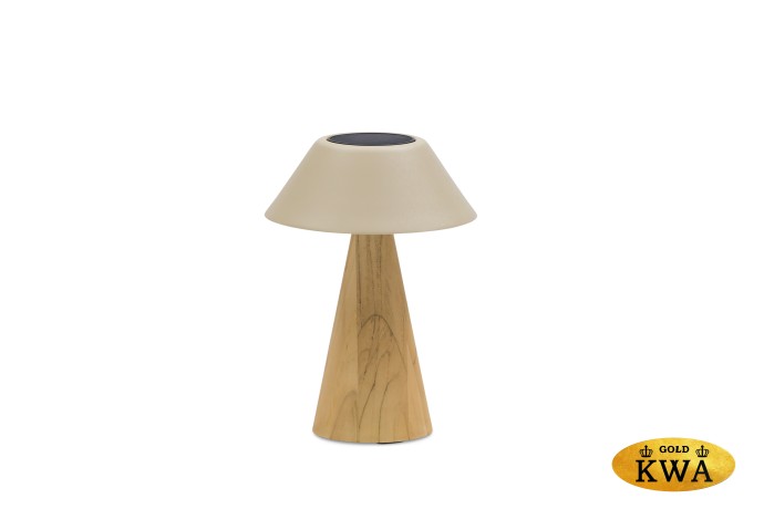 Kiruna (Cone Teak S Cap) Светильник бежевый, алюминий/тик