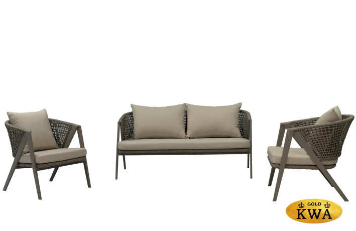 "Амстердам" комплект садовый для лаунж-зоны, цвет серый