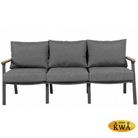 Диванная группа из алюминия CONCORDE L темный графит  Joygarden