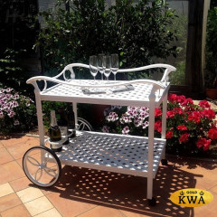 Сервировочный стол из литого алюминия