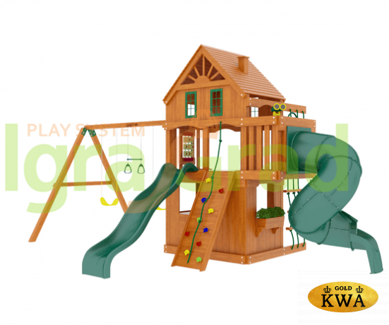 Детская площадка IgraGrad "Шато 2 с трубой" (Домик)