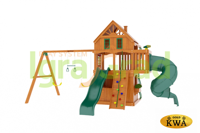 Детская площадка IgraGrad "Шато 2 с трубой" (Домик)