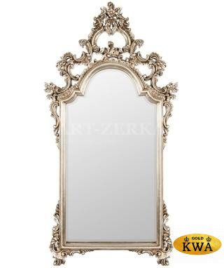 Зеркало в резной раме Pretty Silver (Притти), 64*123 см