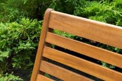 Складной кофейный комплект из акации КАРО с низким столом