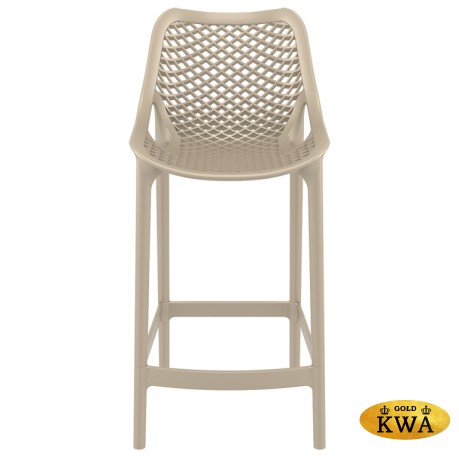 Стул пластиковый полубарный