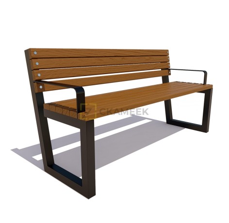 Садово-парковая скамейка «Ставрополь» (лиственница 1,2)