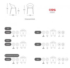 Кресло пластиковое