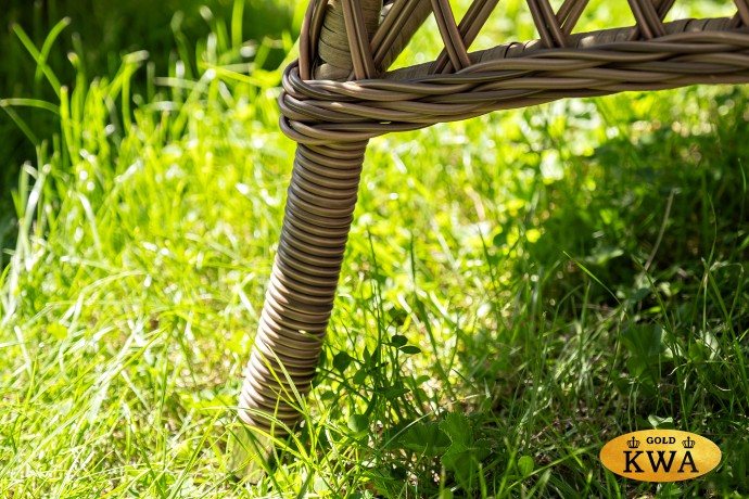 "Эспрессо–150 N" обеденная группа плетеная, цвет соломенный