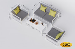 Комплект уличной мебели для сада Delizia