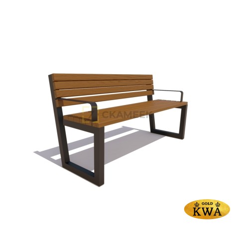 Садово-парковая скамейка «Ставрополь» (ангарская сосна 2,0)