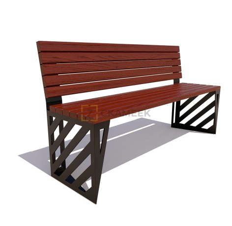 Скамейка парковая «Тула» (0,6 лиственница,30х60)