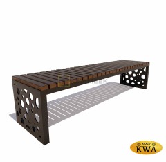 Садово-парковая скамейка «Адлер» (1,2 ангарская сосна,40х60)