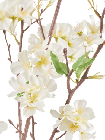 Ветка Сакуры белая Дворец императора средняя в-125 см 12/96