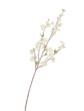 Ветка Сакуры белая Дворец императора средняя в-125 см 12/96