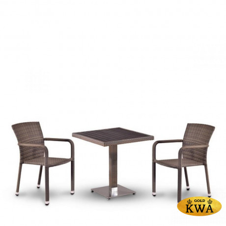 Комплект плетеной мебели T601DG/A2001G-W1289 Pale 2Pcs