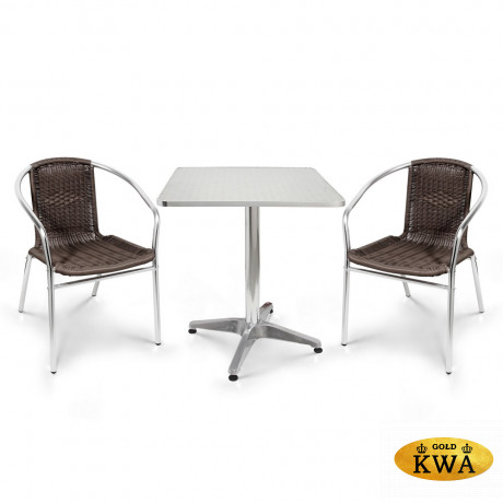 Комплект мебели  LFT-3099B/T3125-60x60 Brown (2+1)