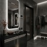 Smart L LED Gold Зеркало в раме с подсветкой