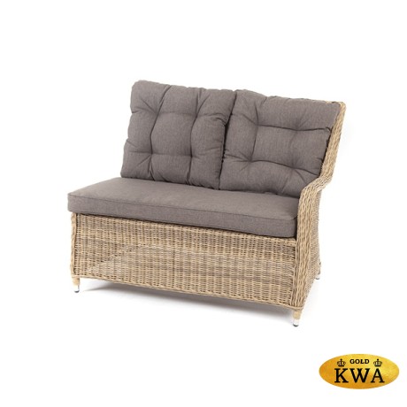 "Бергамо" плетеный левый модуль дивана, цвет соломенный