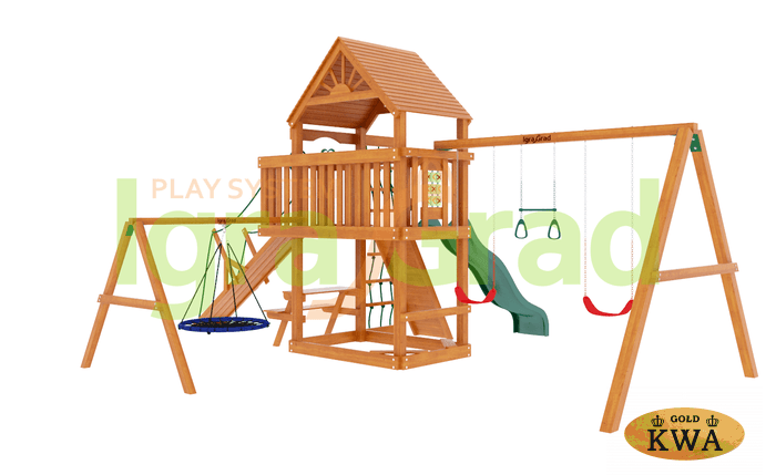 Детская площадка IgraGrad "Пиратский дом" (Дерево)