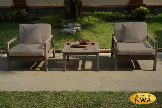 Boras Комплект лаунж мебели коричневый/бежевый, тик