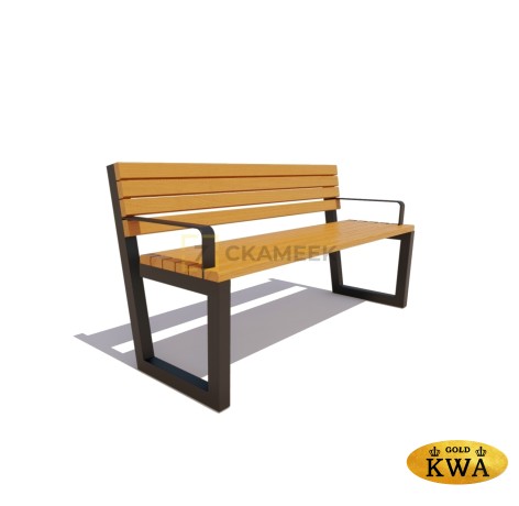 Садово-парковая скамейка «Ставрополь» (ангарская сосна 1,8)