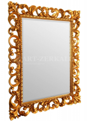 Зеркало в резной раме Bristol Gold (Бристоль), 85*105 см