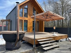 Зонты усиленные на боковой опоре