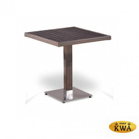 Плетеный стол T502DG-W1289-70х70 Pale