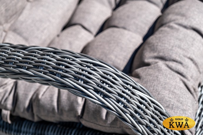 "Толедо" лаунж-зона из искусственного ротанга, цвет графит