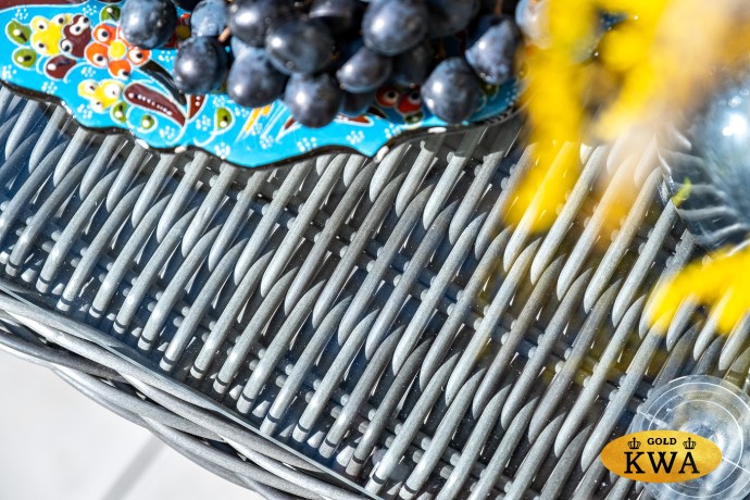 "Толедо" лаунж-зона из искусственного ротанга, цвет графит