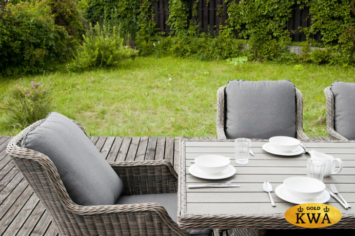 "Цесена" плетеный стол из искусственного ротанга