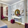 Круглое зеркало в раме Kimberly Gold