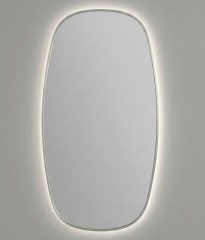 Ovo M LED Gold Зеркало в раме с подсветкой