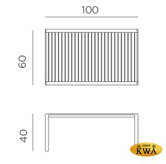 Столик пластиковый кофейный